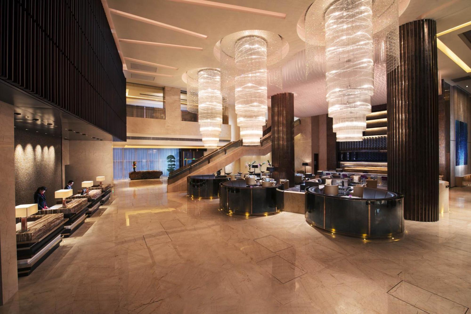 Shanghai Marriott Hotel Pudong East - Only A 30 Minute Drive From Disney Buitenkant foto